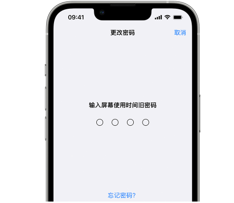 樟树iPhone屏幕维修分享iPhone屏幕使用时间密码忘记了怎么办 