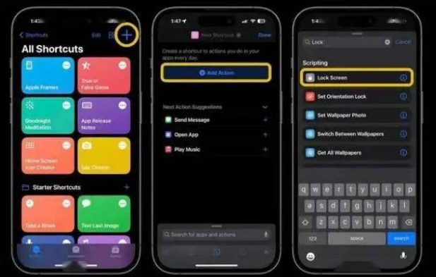 樟树苹果14锁屏维修店分享iPhone14升级iOS16.4后如何创建锁屏快捷方式 
